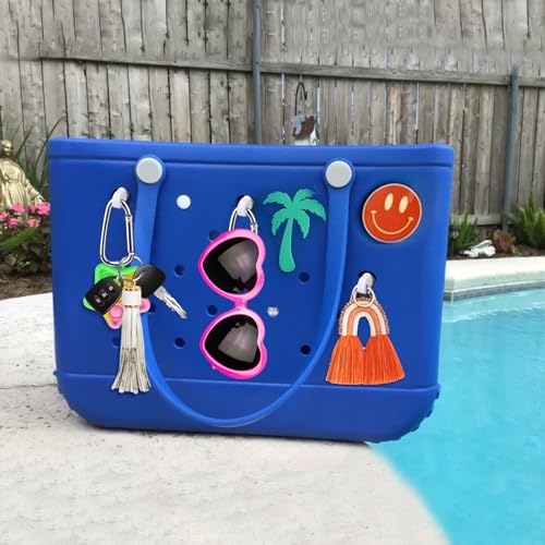 Image of Mity rain Key Holder for Bogg Bag, Accessories for Bogg Bags Original X Large, Insert Charm Carabiner Keychain for Beach Bag