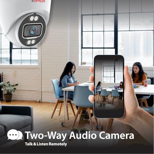 Image of CP PLUS 3MP Indoor Dome CCTV Camera | 4G SIM-Based Wireless Security Camera | Human & Motion Detection | Night Vision 25M | Two-Way Audio | Built-in Siren | Mobile App Control | EZ-M31G
