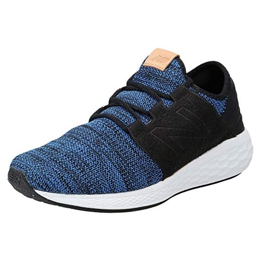 New Balance Fresh Foam Cruz V2 Knit, Herren Laufschuhe, Blau (Team Royal/Black/White Kr2), 41.5 EU