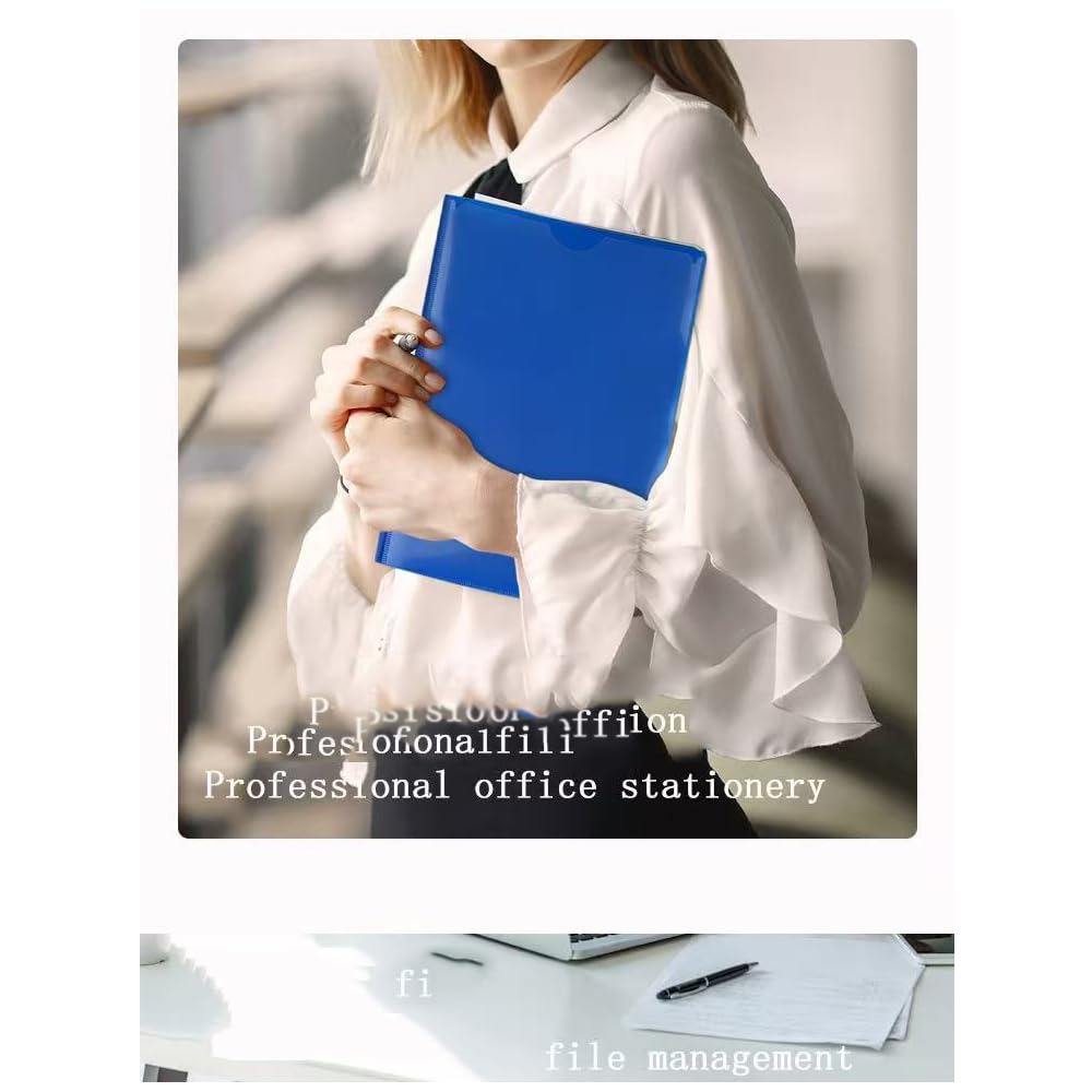 60pc Kunststoff-Ordner mit Taschen mit Taschen 3 Loch gestanzt, stabile 2 Fächer, farbig, strapazierfähig, Kunststoff-Aktenordner mit Taschen,passend für 8,5 x 11 Briefgröße,für Zuhause,Schule Büro