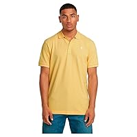 G-STAR Uomo Dunda Slim Polo, Giallo (lt buff yellow D11595-5864)