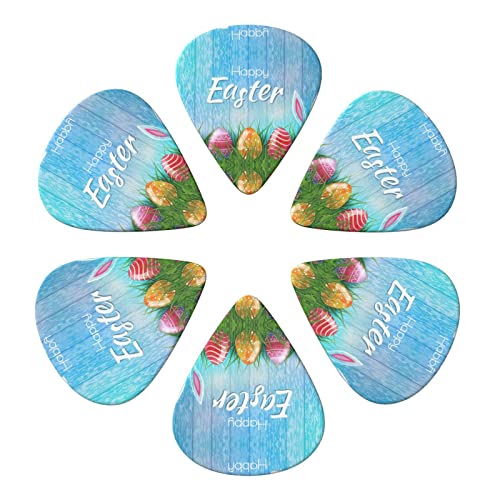 Lot de 6 médiators en bois pour guitare acoustique, guitare électrique, basse, ukulélé – fins, moyens et épais. - Les Beatles, Paul McCartney, John Lennon, RIngo Starr, George Harrison Lot de 6 médiators en bois pour guitare acoustique, guitare électrique, basse, ukulélé – fins, moyens et épais. – Image 5