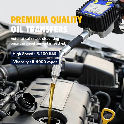 Image of Goodyear Digital Oil Control Valve, Aluminum Body, LCD Display, Shockproof, Waterproof, Multi-Unit Measurement
