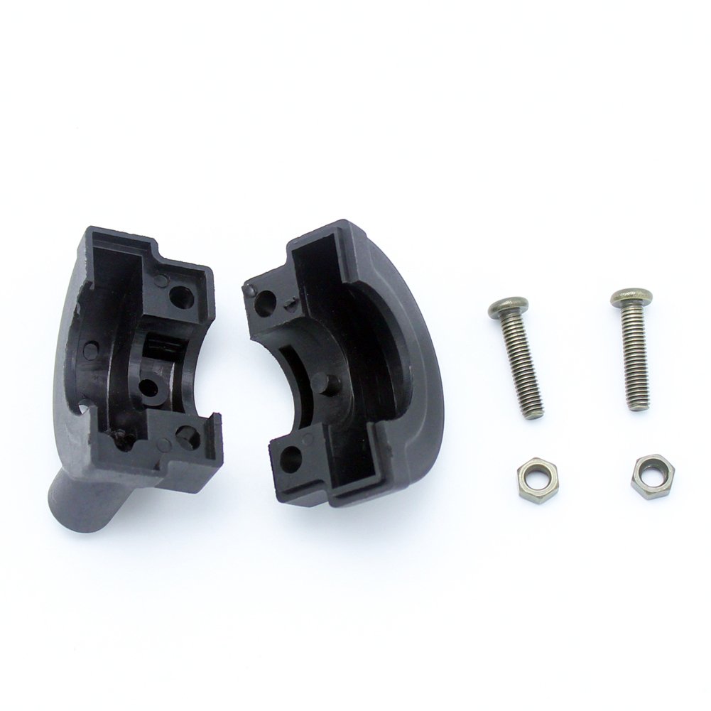 Yingshop Throttle Cable Housing Twist Grip Casing Compatible for 7/8inch 22mm Handlebars 49cc 50cc 70cc 90cc 110cc 125cc 140cc 150cc 200cc 250cc 4-stroke Dirt Pit Pocket Mini Bike ATV Go Kart Scooter