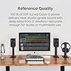 Kanto ORA 100W Powered Bi-amp Reference Desktop Computer Speakers w/Bluetooth 5.0 & USB-C | 100 Hz Crossover | Reference Quality Sound | Pair | Black #4