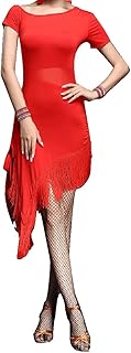 See Through Split Leg Latin Salsa Jive Dance Sport Costumes Dresses - Buy now