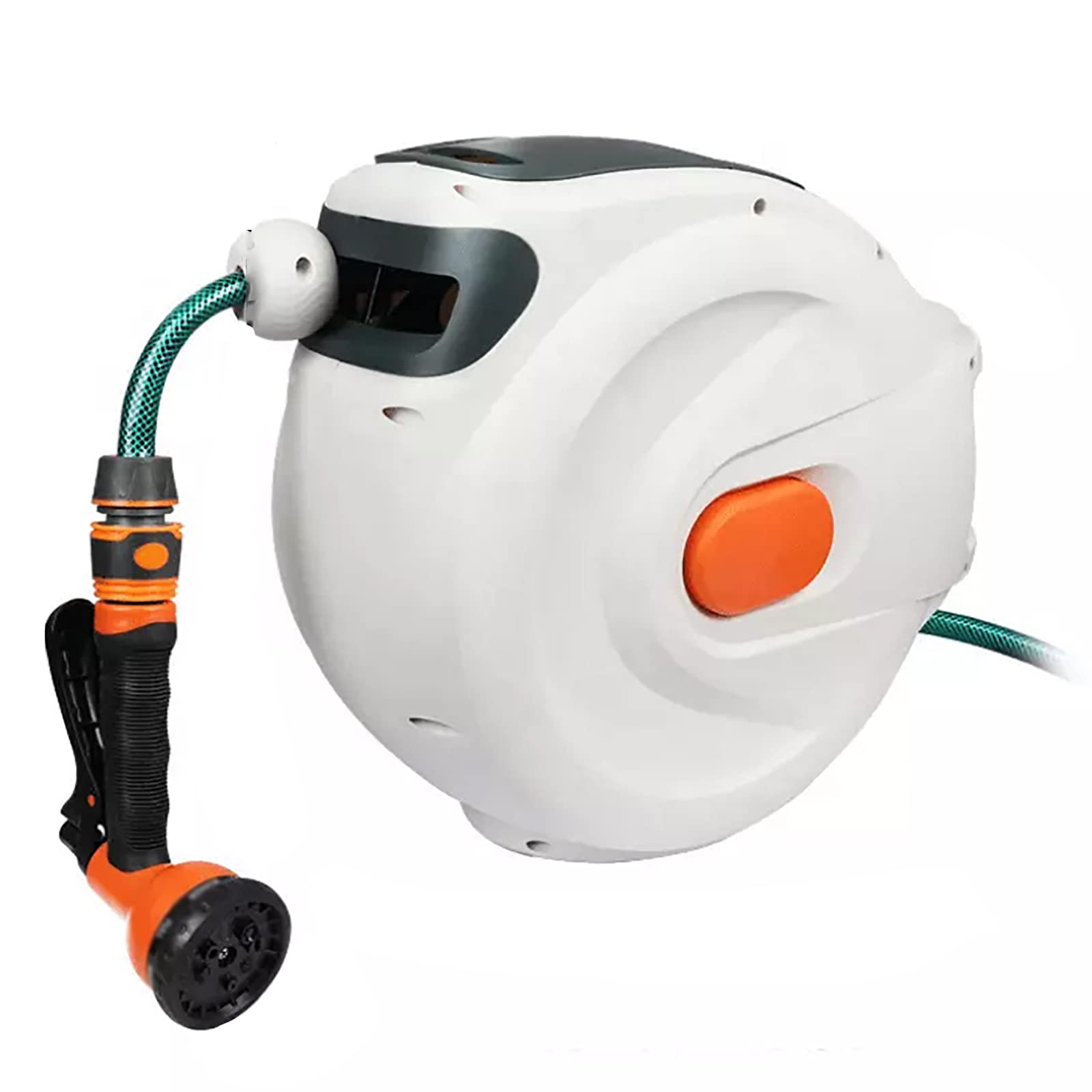 Buy Retractable Hose Reel, Wall ed Hose Reel with 20+1M Hose Hose