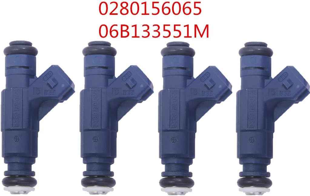 Set Of 4X Fuel Injectors Replacement For Audi A4 A4 Quattro VW Passat 1.8L Turbo