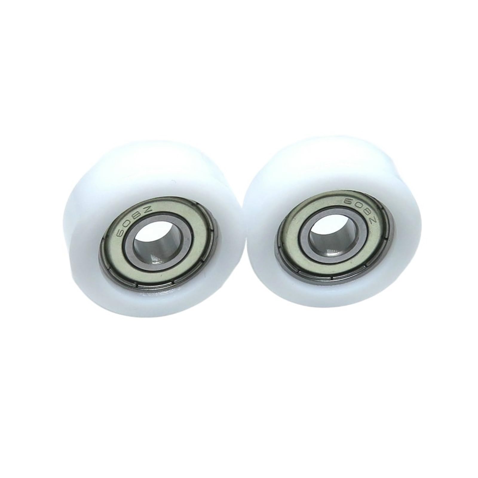 HCVYQMMJ 5 Pieces 8x30x11 POM Coated Roller with 608 Bearing BS60830-11 Plastic 8 * 30 11 Drawer Guide Pulley