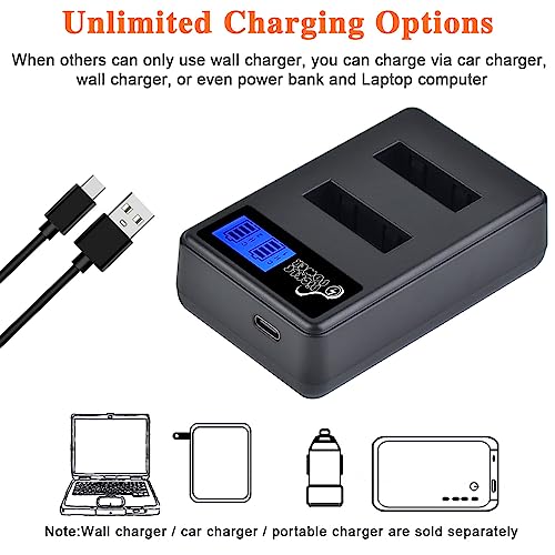 NP-BX1 NP BX1 Battery and LCD Display Charger for Sony Cyber-Shot M8 DSC-HX80 HX90V HX95 HX99 HX350 RX1 RX1R II RX100 FDR-X3000 HDR-AS50 AS300 Camera
