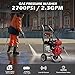 A-iPower APW2700C Gas Powered Pressure Washer 2700 PSI and 2.3 GPM 7HP with 3 Nozzle Attachments, CARB Compliant, Red