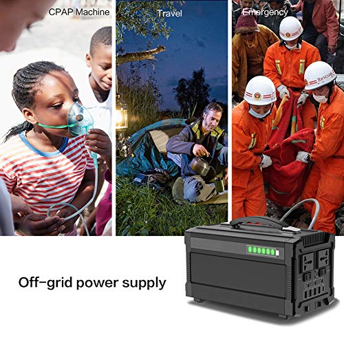 WSHA 78000mAh 350W Portable Power Bank Solar Generator Power Inverter Supply Energy with AC DC USB,UK - Image 5