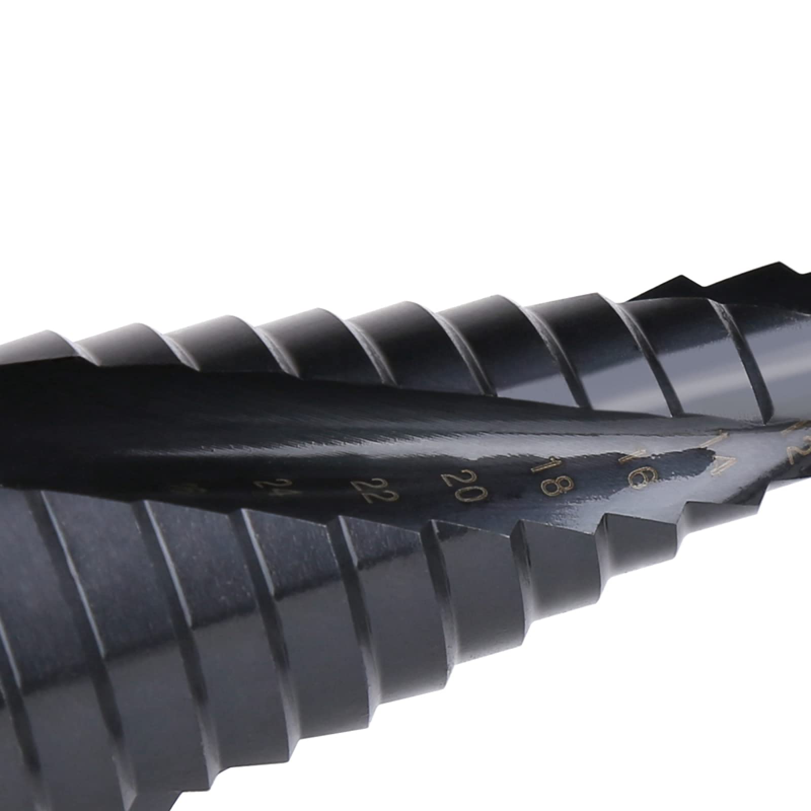 1pc Codolo esagonale HSS Co M35 Cobalto TiAIN Scanalatura a spirale 3 flauti Punte da trapano per fori di ferro in acciaio inox sega,1 pz 5-23mm