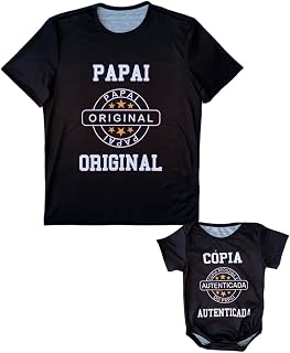 Camiseta Adulta Masculina e Body de Bebê Tal Pai Tal Filho