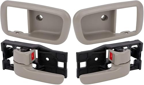 Miniatura 9 de OCPTY Manijas de puerta interiores delanteras del conductor izquierdo del pasajero lado derecho de repuesto para Toyota Tundra 2000-2006 para Toyota