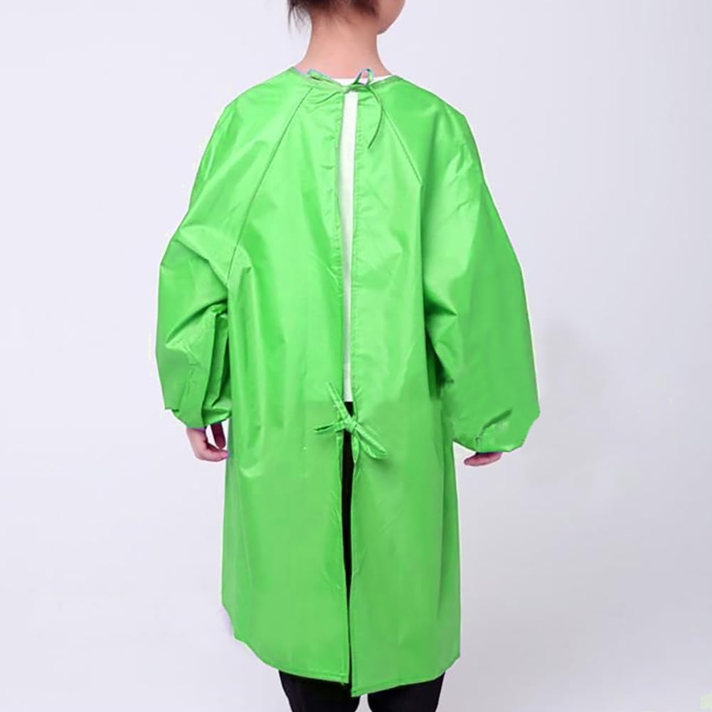 YeeHeen Art Smock Artist Painting Apron Waterproof Long Sleeve Smock with Pocket Green XXL - Image 4