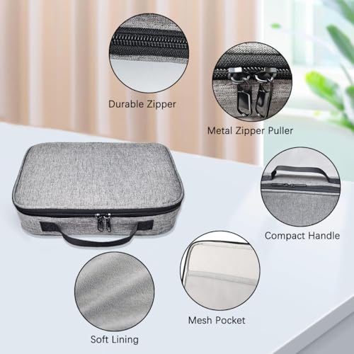 Image of Adjustable Slot Glasses Holder for Men Women,Travel Organizer Bag for Watch Jewelry Portable Sunglasses Organizer Cases Eyeglasses Storage Bag for Multiple Pairs with Cleaning Cloth