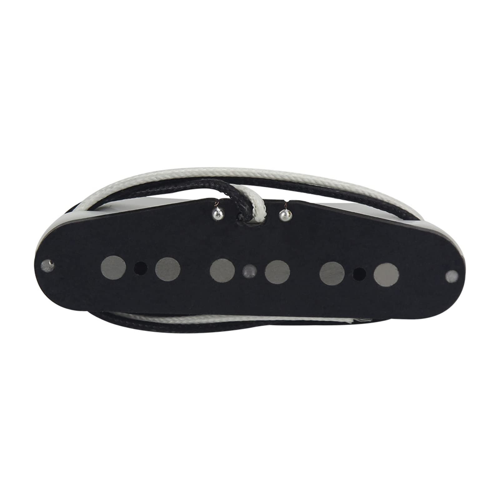 Zestaw odbioru Alnico 5 Single Coil Pickup Gitara Płaskie przetworniki zachowują równowagę głośności struny (Color : Yellow Bridge)