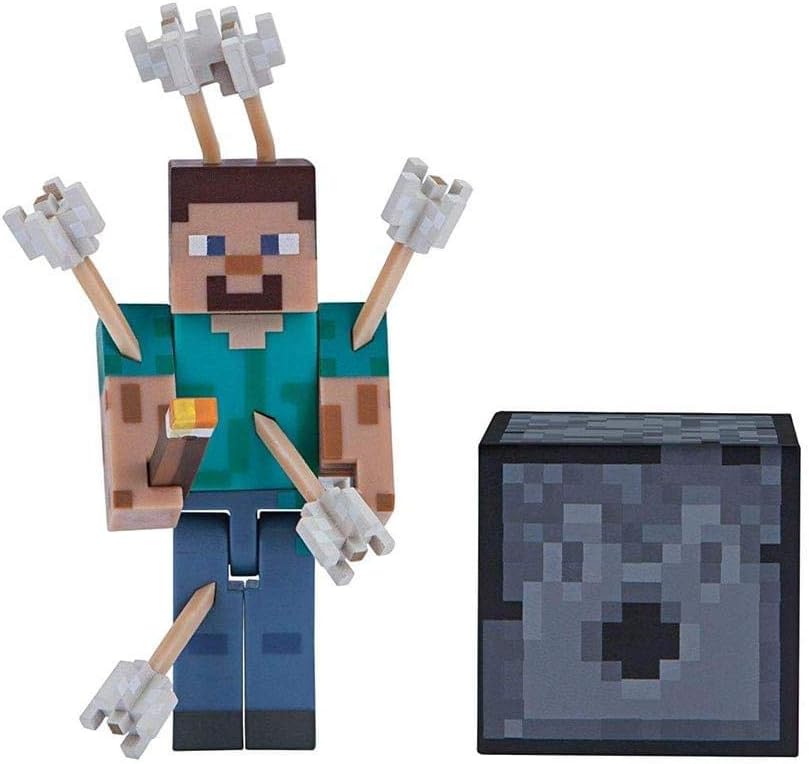 Minecraft Steve with Arrows Figure Pack