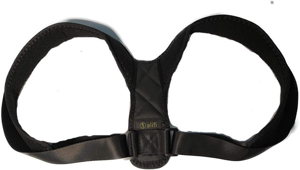 Coolbaby Posture Corrector Belt For Men Women, Adjustable Trainer Back Brace, Relieves Pain (M), Black, Sf04-Tmm