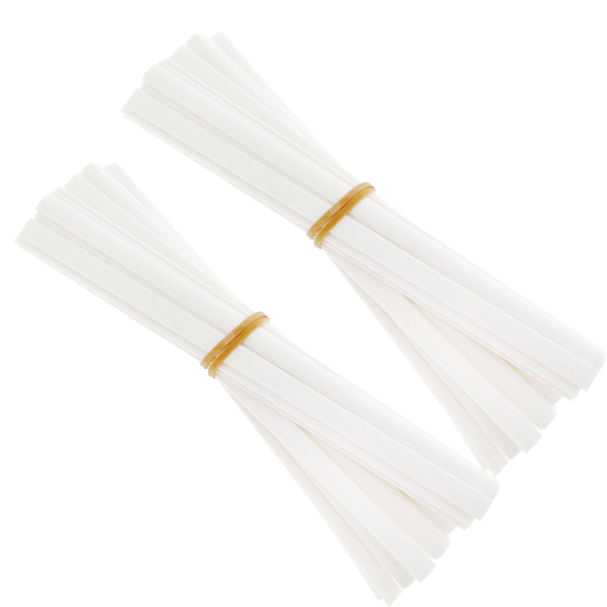 JOUNJIP PolyPlaz Plastic Welding Rods for TPO TEO & PP Bumper Kayak Repairs, Flat Ribbon (40pack, PolyPlaz-White)