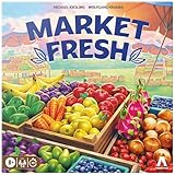 Market Fresh Jeu de société   Jeu de stratégie amusant de placement de carreaux pour enfants, adolescents et adultes   À partir de 8 ans   1 à 4 joueurs   45 minutes   Jeux familiaux   Version