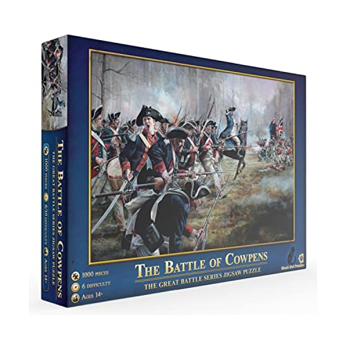 1,000 Piece Jigsaw Puzzle, American Military History, Battle of Cowpens, Revolutionary War Battle Scene, Features Dynamic Artwork by Chris Collingwood