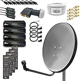 Receiver Astra 19° vorprogrammiert: Der ARLI AH1 ist ein einfach zu bedienender HD Receiver zum Empfang aller freien TV- und Radiosender via Satellit. Der USB-Anschluss erlaubt Ihnen auch die Wiedergabe Ihre Lieblingsfilme und Dateien, hierfür steht ein USB 2.0 Anschluss an der Rückseite des Receivers zur Verfügung. Mit einem externen 12V Netzteil, vorprogrammierten Kanalliste und 4 stelligen LED Display eignet sich der Receiver auch ideal für den Campingurlaub.