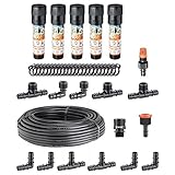 25 metros 12 mm de tubo de en polietileno – . Robustas pero flexible que es tratado contra la formación de algas y es totalmente protegido UV esta manguera se utiliza para transportar de agua de su grifo exterior para el primer Micro aspersion y, a continuación, a todos los demás micro-asperseurs en el sistema.