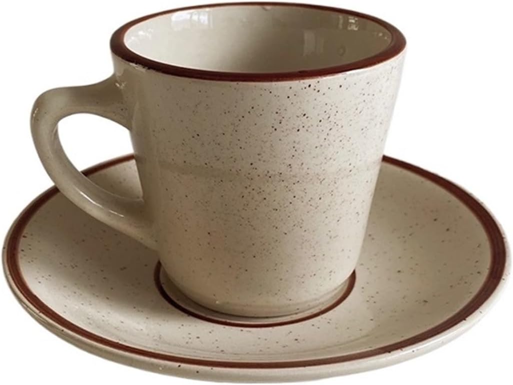 Coffee Cup Aesthetics Ceramic Saucer Set Coffee Cup Household Items Vintage Ceramic