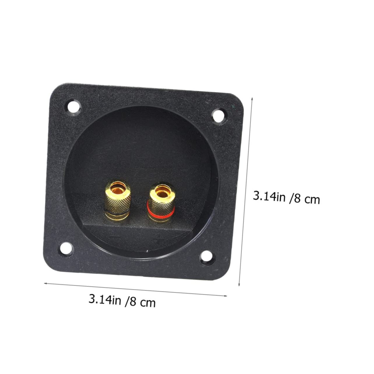 balacoo 2Pcs Way Loudspeaker Terminal Connectors Easy to Install Speaker Box Accessories for for Loudspeaker and Subwoofer Boxes Durable Material for Optimal