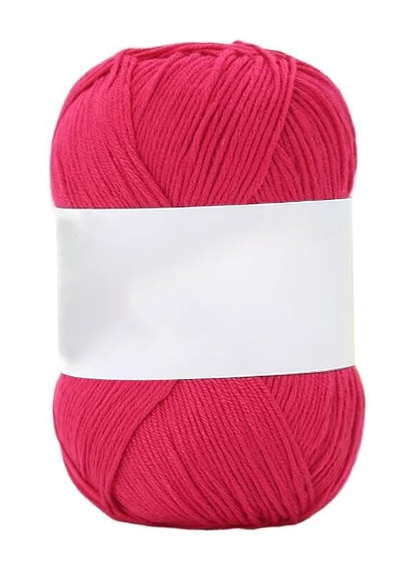 Fil de coton pour crochet 5 rouleaux 50g fil artisanal 3 épaisseurs 1mm