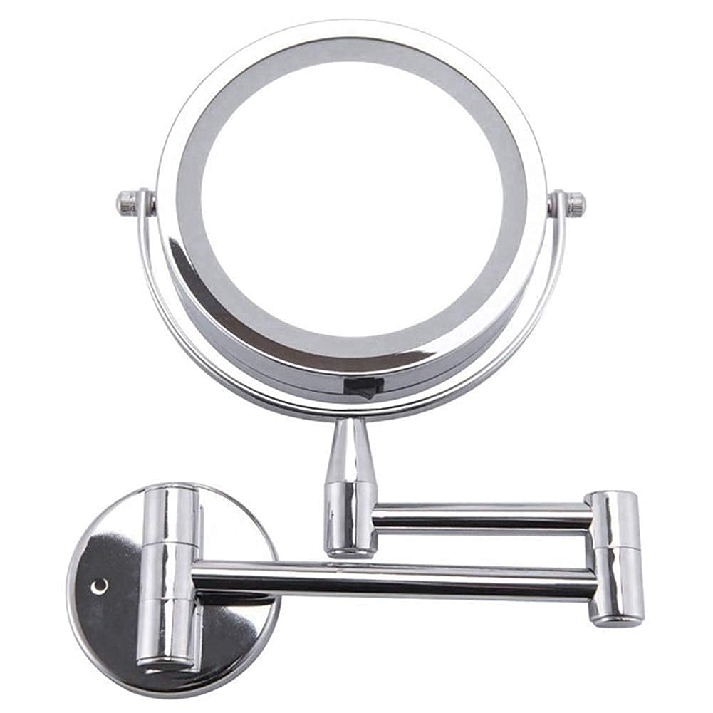 Miroir de salle de bain 2 faces avec éclairage pour réussir sa routine beauté à la maison