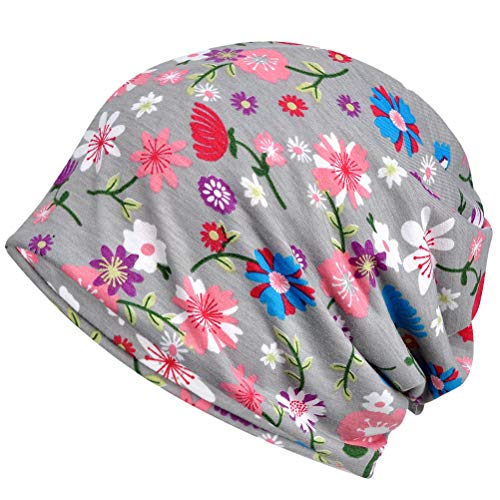 Image of Ababalaya Women's Kinds of Lace /Floral /Print /Cotton Chemo Cap Hair Loss Beanie Nightcap Pack
