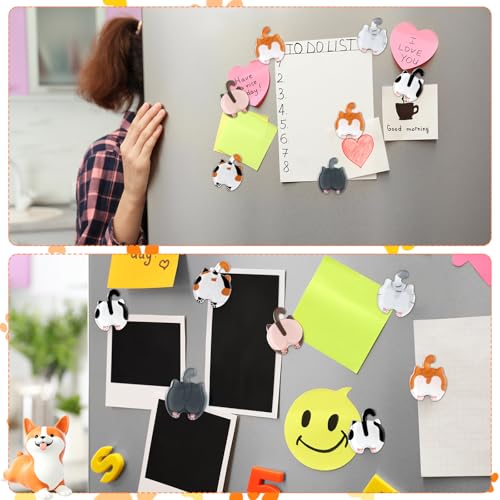 Imanes decorativos de gato 12 piezas miniatura 4