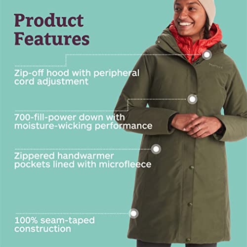 Image of MARMOT Women's Chelsea 700 Down Fill Coat with Hood
