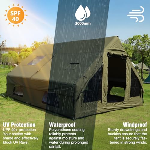 Carpa Inflable para Camping 6-8 Personas miniatura 4