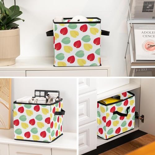 Boîte de rangement pliable avec poignées pour optimiser vos placards