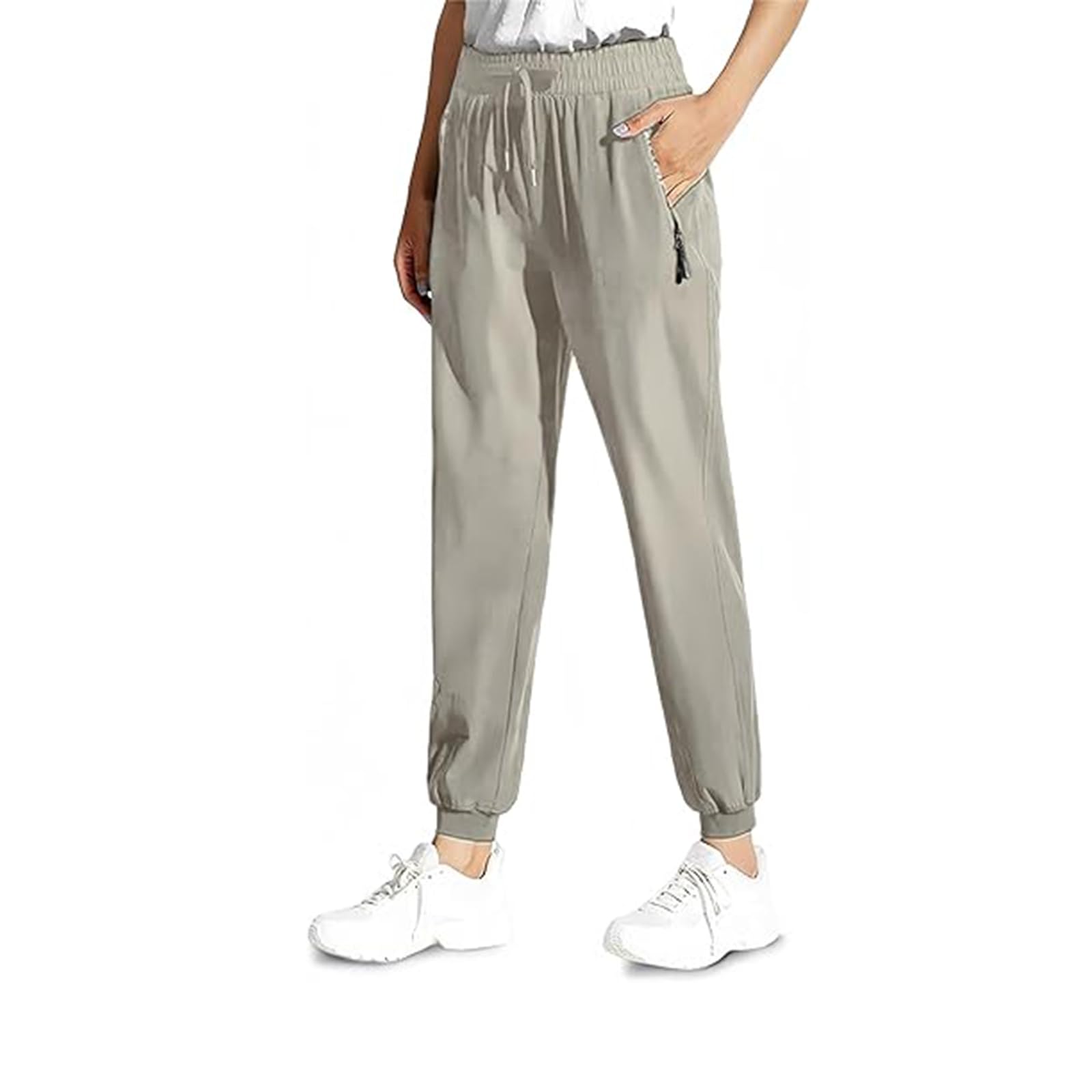 Pants for Women Stretch Active - Womens Ultra Stretch Ice Silk Comfort Casual Pants for Older Women