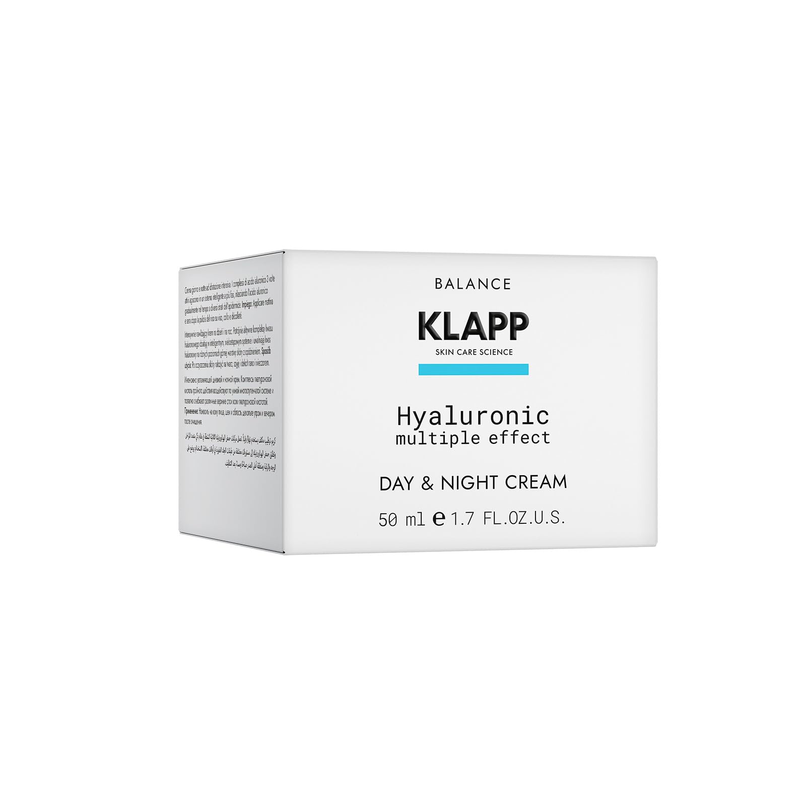 KLAPP Hyaluronic Multiple Effect Day & Night Cream (50 ml)
