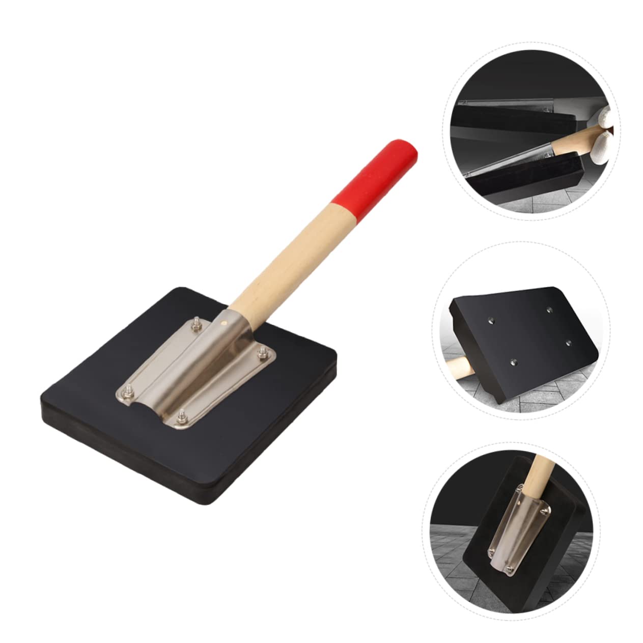 Uonlytech Marteau en Caoutchouc pour Pavés Outil de Construction de Carrelage Claquettes en Caoutchouc pour Pavage Poignée Ergonomique Non Glissante