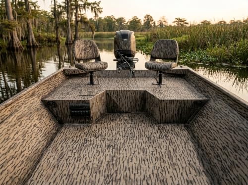 Redleg Camo® Original Timber Camo Stencil Kit for Duck Boats, 2pc 18x26
