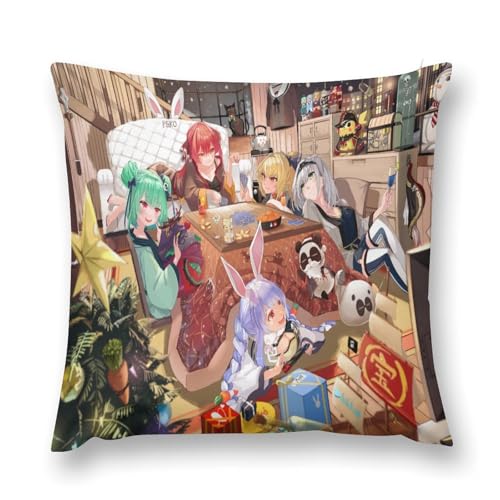 VTuber マリン 船長 マリリン 抱き枕カバー 車載抱枕 クッションカバー 萌えグッズ 枕カバー 雑貨 可愛 店飾り インテリア 座布団 アニメ グズ い背当て飾り 18 "x18 "