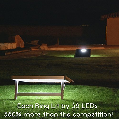 Image of GoSports 4 x 2 ft Ultra Portable Cornhole Board Set - Choose LED Lights or Standard - Regulation Size Corn Hole Games for Adults, Perfect for Tailgating and Camping - Includes 8 Bean Bags & Rules