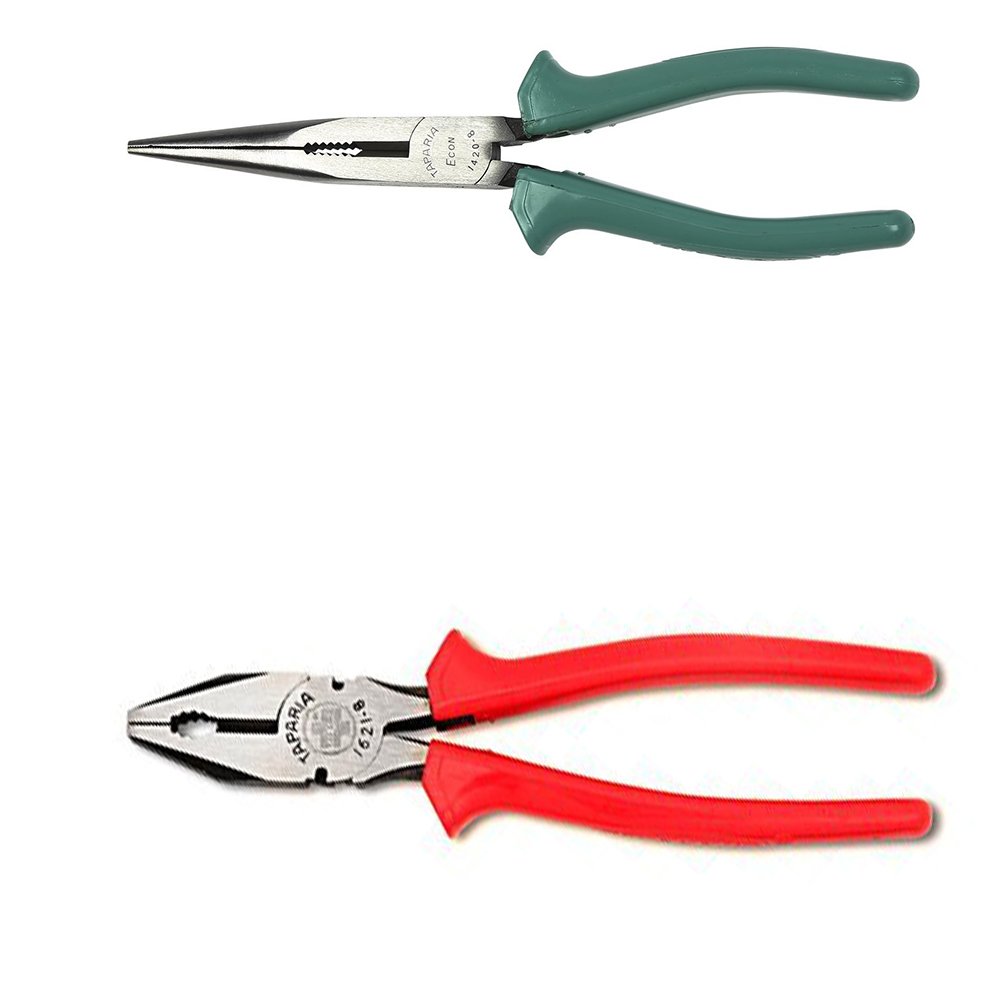 Taparia Steel Long Nose Plier and Combination Plier Set (Multicolor, 2-Pieces) (B07FM975PF) Amazon Price History, Amazon Price Tracker