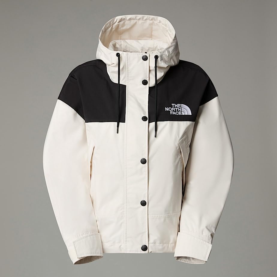 The North Face NF0A8BCHROU W REIGN ON JACKET Jacket Mujer WHITE DUNE/TNF BLACK Tamaño L