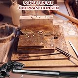 Ringgrössenmesser Set,Ring Messer Finger Ringgrössenmesser Deutsche Größen Größenstandard UK,EU,USA Ringgrößenmesser Kostenlos Ringmaßband für Ehering-Ringdurchmesser Frauen Männer Männer