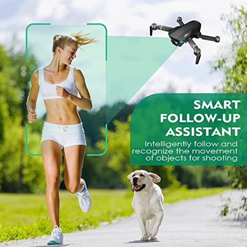 New Drone Pro Obstacle Avoidance Gps Drone With 4K Eis Camera For Adults Beginner Professional Foldable Fpv Rc Quadcopter With Brushless Motor, Auto Return Home, Selfie, Follow Me, Waypoints Fly , Circle Fly, Auto Hover, Headless Mode With Carrycase (Gd93 Promax) #TOP7