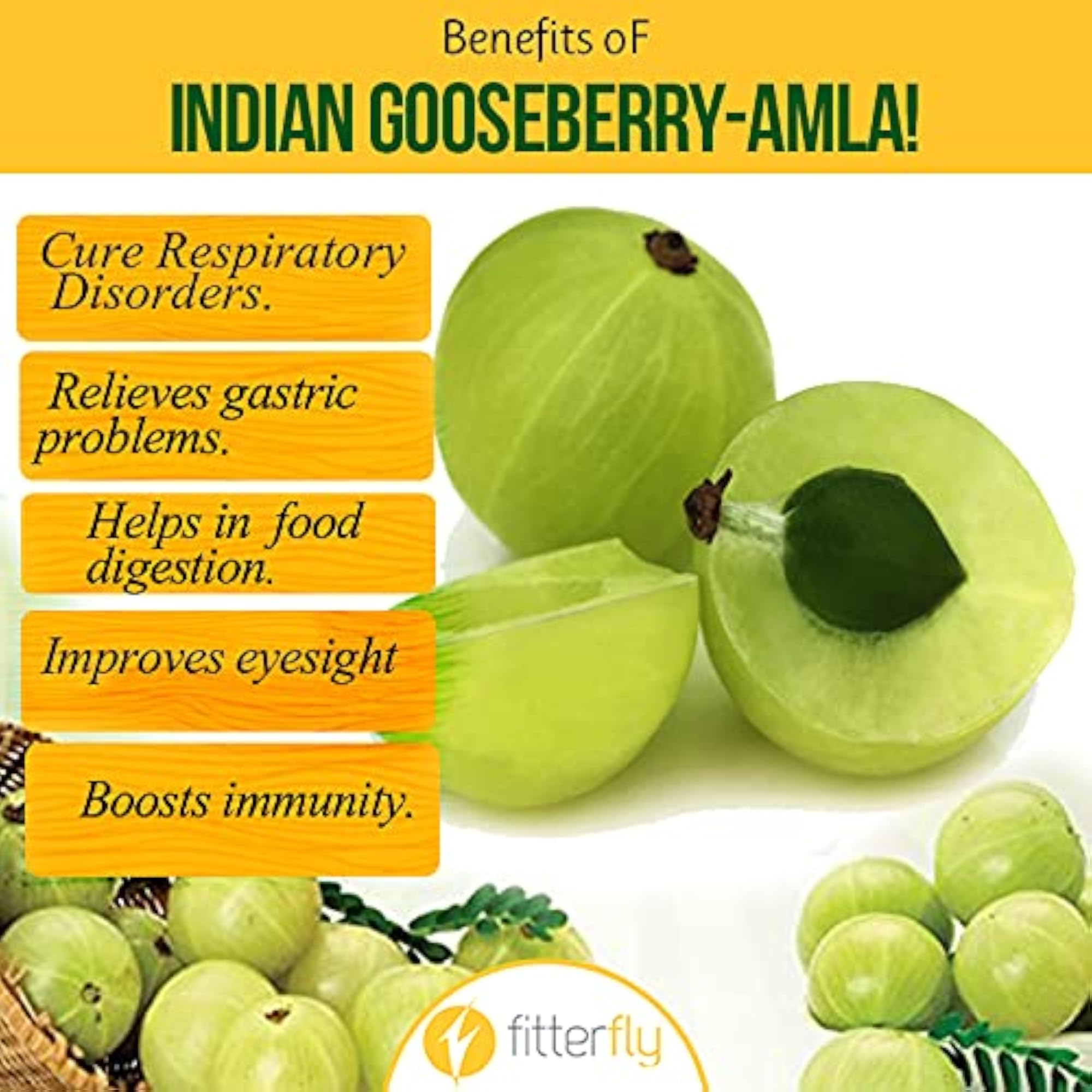 100% Pure Amla Powder for Hair Growth, Organic
