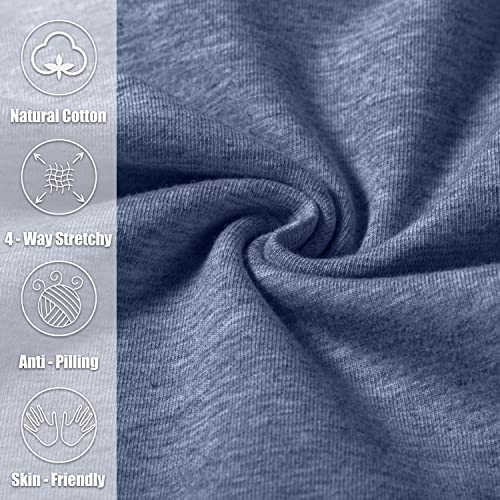 Image of Pudolla Men's Cotton Yoga Sweatpants Athletic Lounge Pants Open Bottom Casual Jersey Pants for Men with Pockets